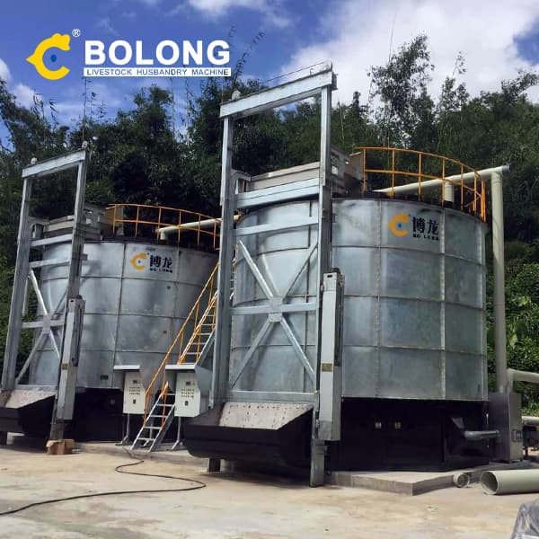 reliable cow manure compsoting vessel